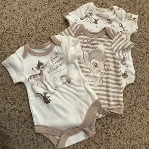 Adorable Animal Print Kids One Pieces - Set of 3